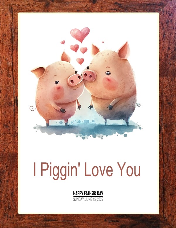 Fathers Day Print - Mock Up - 65 Crafty Greeting Card - Fathers Day Bundle (B65)