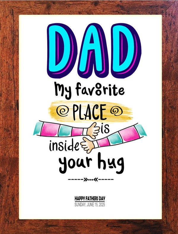 Fathers Day Print - Mock Up - 66 Crafty Greeting Card - Fathers Day Bundle (B66)